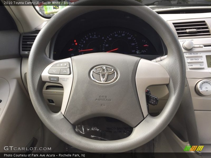 Super White / Bisque 2010 Toyota Camry LE