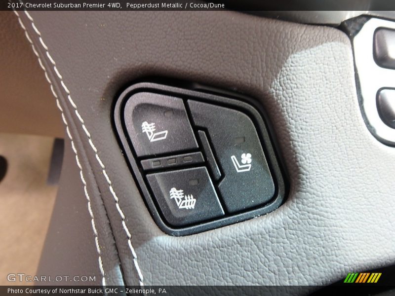 Pepperdust Metallic / Cocoa/Dune 2017 Chevrolet Suburban Premier 4WD