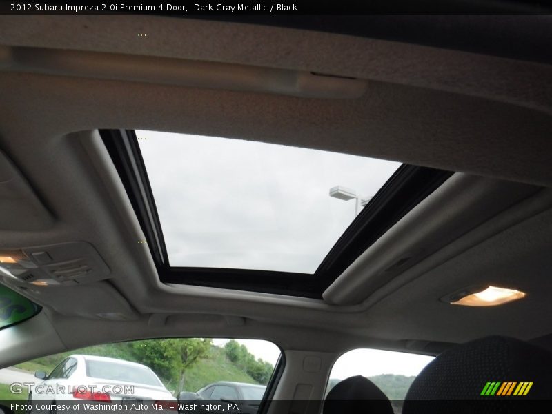 Dark Gray Metallic / Black 2012 Subaru Impreza 2.0i Premium 4 Door