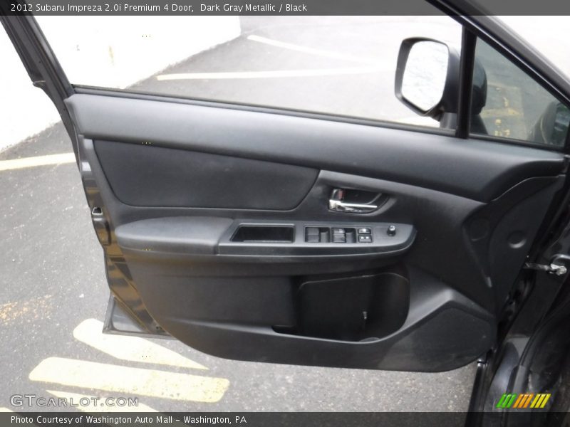 Dark Gray Metallic / Black 2012 Subaru Impreza 2.0i Premium 4 Door