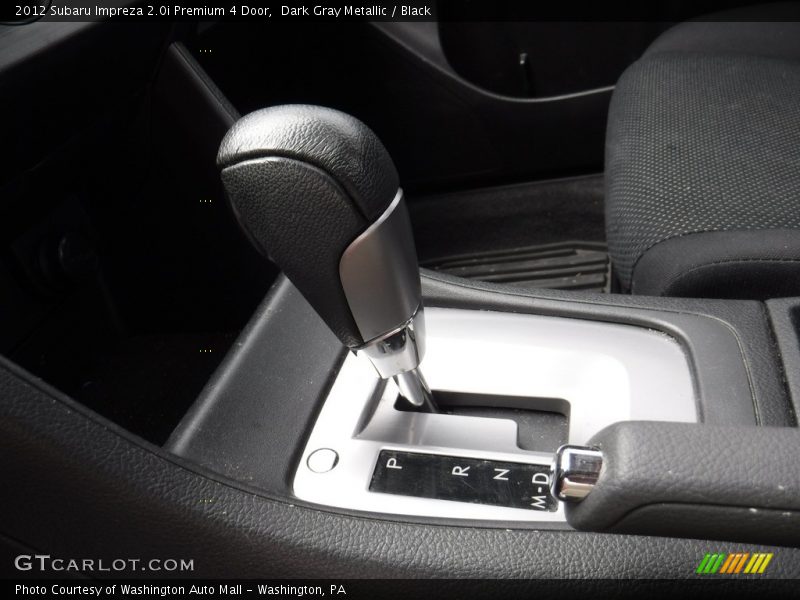 Dark Gray Metallic / Black 2012 Subaru Impreza 2.0i Premium 4 Door