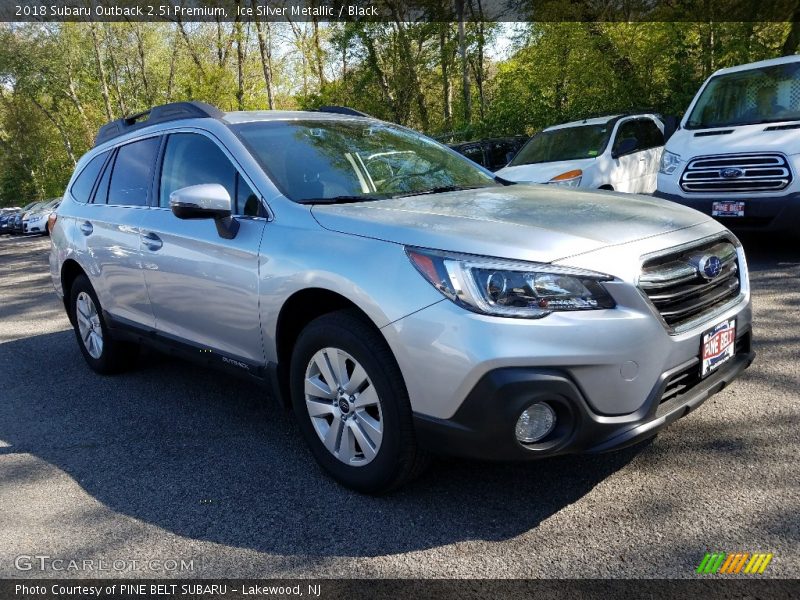 Ice Silver Metallic / Black 2018 Subaru Outback 2.5i Premium