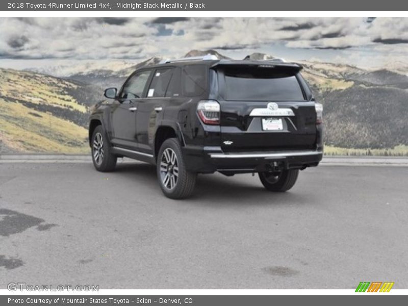 Midnight Black Metallic / Black 2018 Toyota 4Runner Limited 4x4