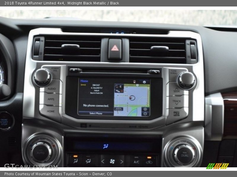 Midnight Black Metallic / Black 2018 Toyota 4Runner Limited 4x4