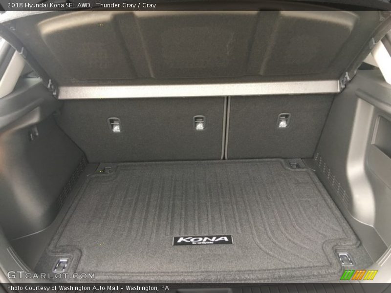 Thunder Gray / Gray 2018 Hyundai Kona SEL AWD