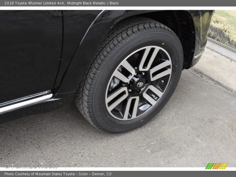 Midnight Black Metallic / Black 2018 Toyota 4Runner Limited 4x4