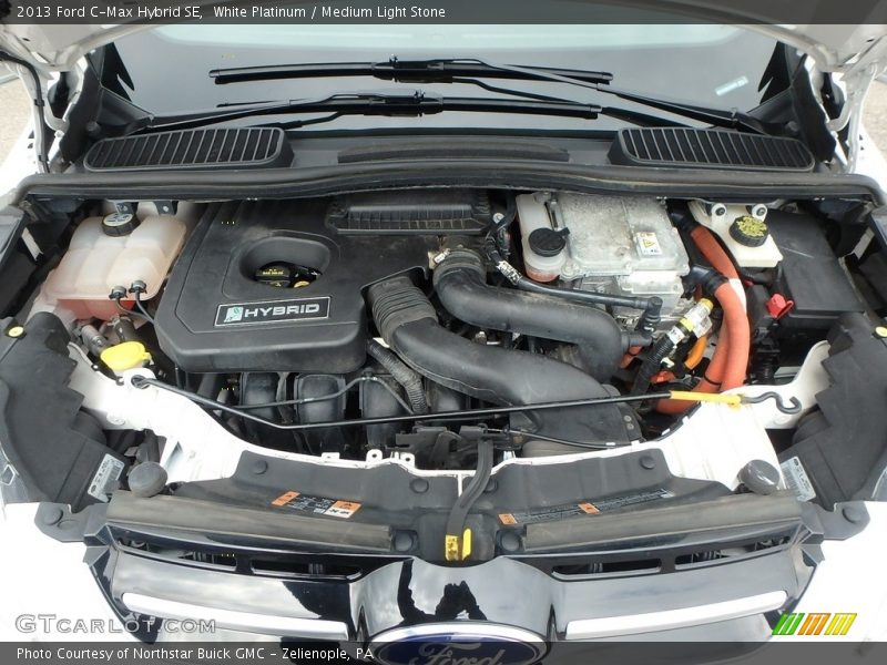 White Platinum / Medium Light Stone 2013 Ford C-Max Hybrid SE