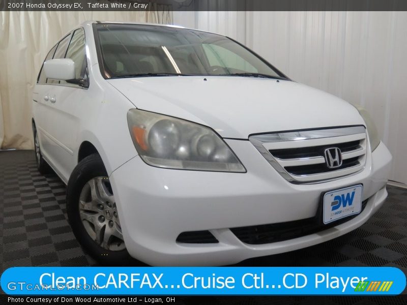 Taffeta White / Gray 2007 Honda Odyssey EX