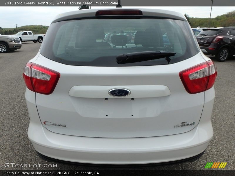 White Platinum / Medium Light Stone 2013 Ford C-Max Hybrid SE