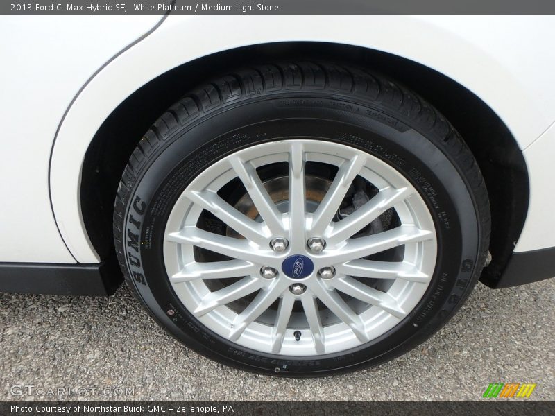 White Platinum / Medium Light Stone 2013 Ford C-Max Hybrid SE