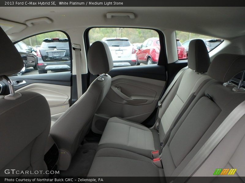 White Platinum / Medium Light Stone 2013 Ford C-Max Hybrid SE