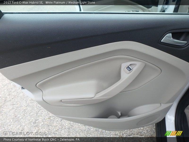 White Platinum / Medium Light Stone 2013 Ford C-Max Hybrid SE