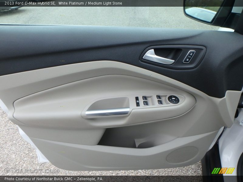 White Platinum / Medium Light Stone 2013 Ford C-Max Hybrid SE