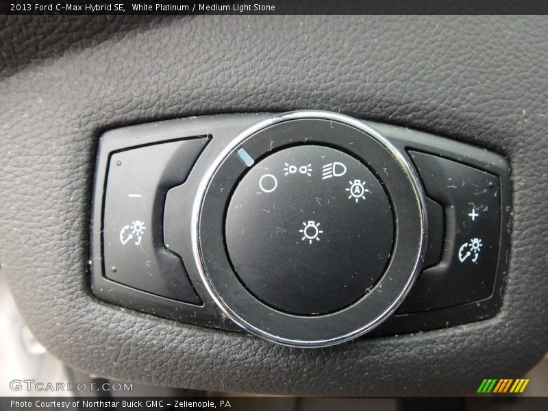 White Platinum / Medium Light Stone 2013 Ford C-Max Hybrid SE