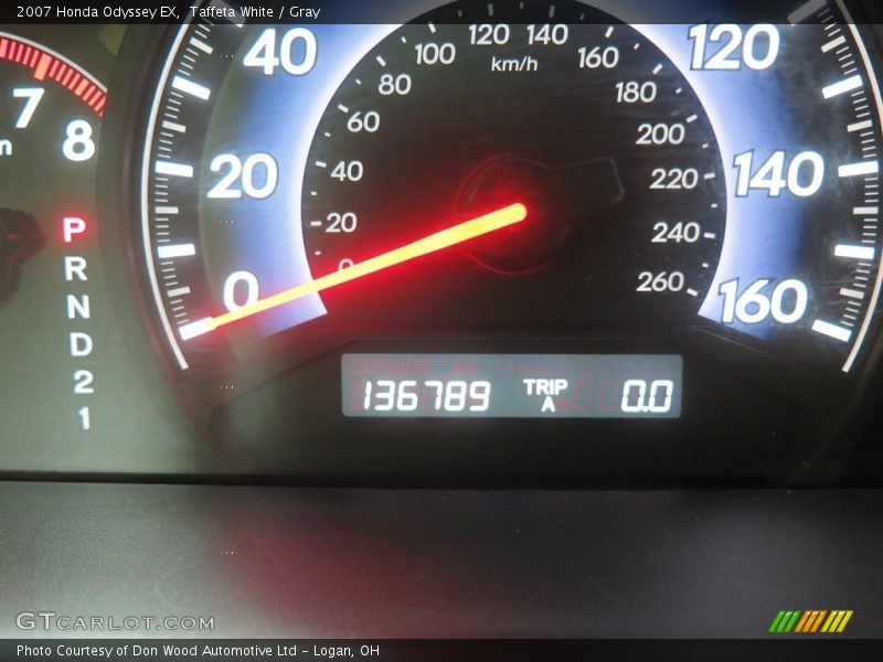 Taffeta White / Gray 2007 Honda Odyssey EX