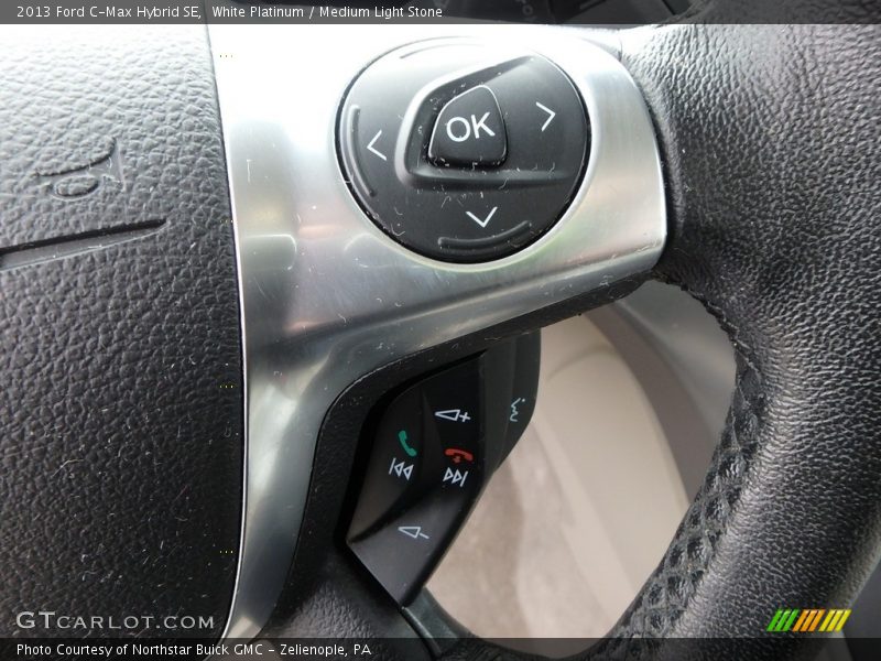 White Platinum / Medium Light Stone 2013 Ford C-Max Hybrid SE