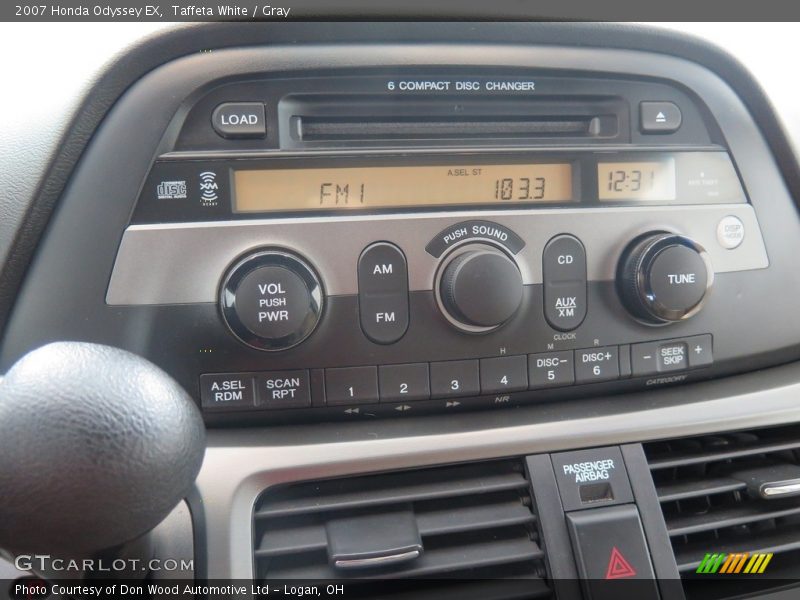 Taffeta White / Gray 2007 Honda Odyssey EX