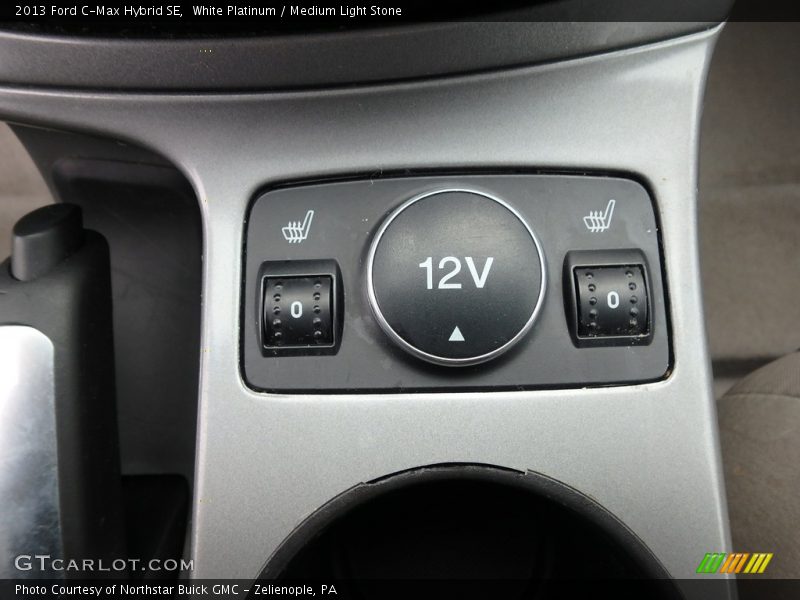 White Platinum / Medium Light Stone 2013 Ford C-Max Hybrid SE