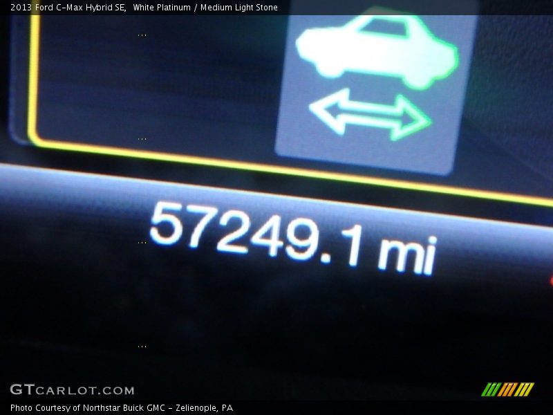 White Platinum / Medium Light Stone 2013 Ford C-Max Hybrid SE