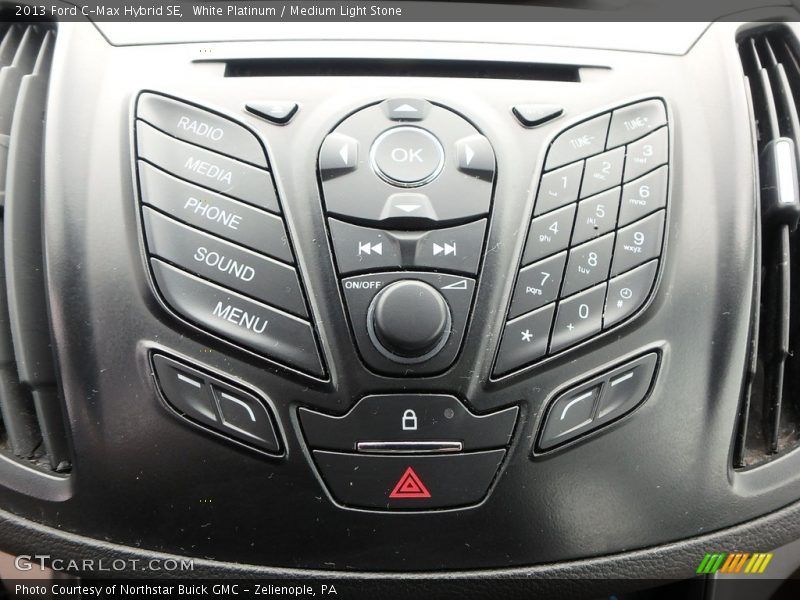White Platinum / Medium Light Stone 2013 Ford C-Max Hybrid SE