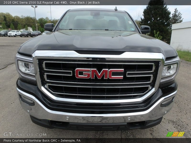 Onyx Black / Jet Black 2018 GMC Sierra 1500 SLE Regular Cab 4WD