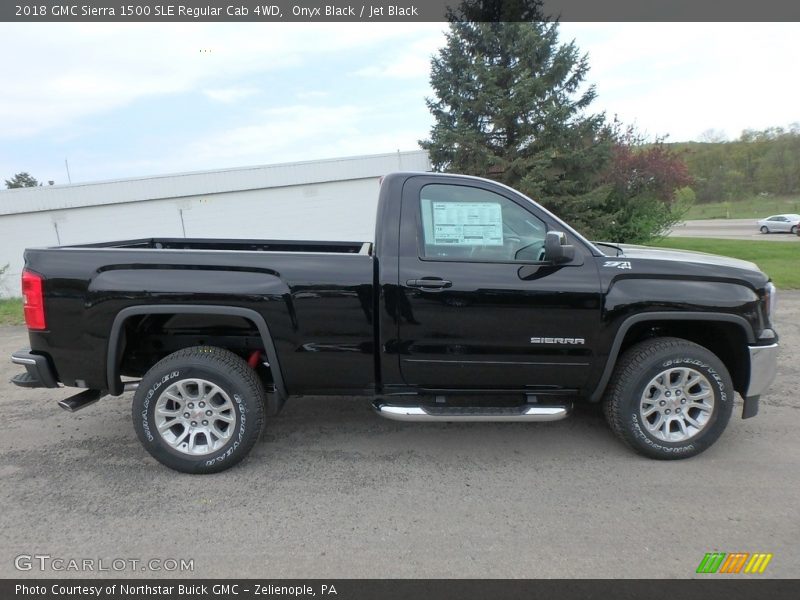  2018 Sierra 1500 SLE Regular Cab 4WD Onyx Black