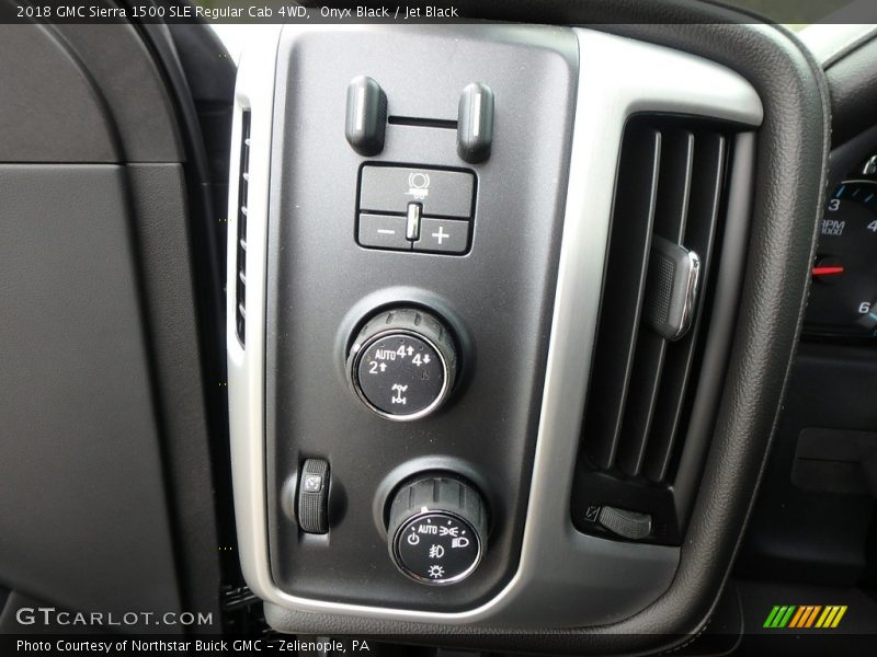 Controls of 2018 Sierra 1500 SLE Regular Cab 4WD