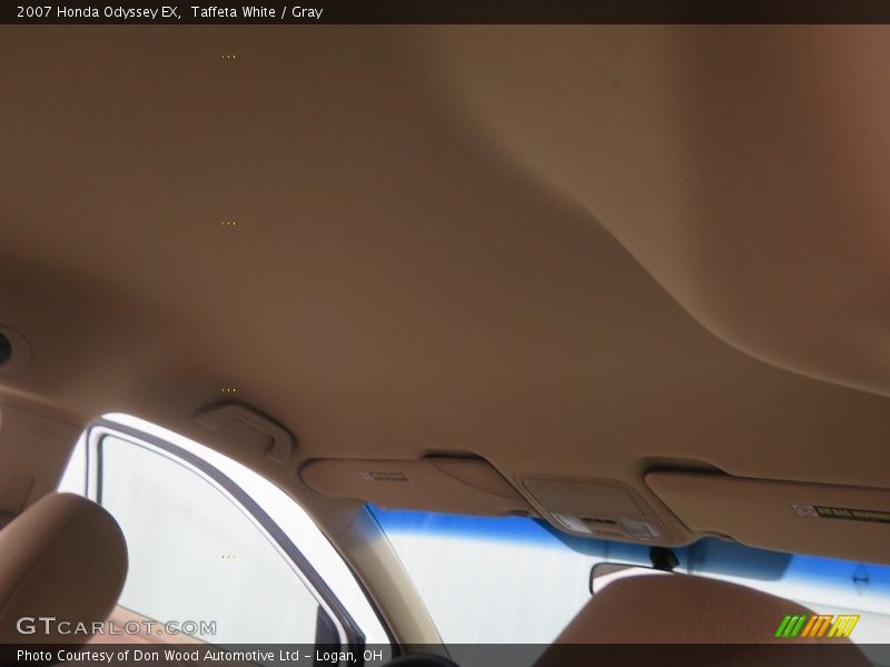 Taffeta White / Gray 2007 Honda Odyssey EX
