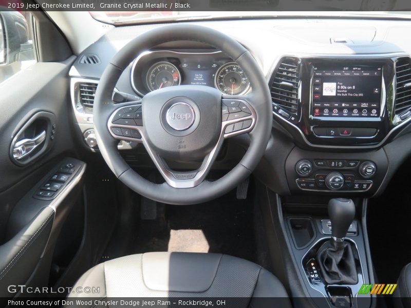 Granite Crystal Metallic / Black 2019 Jeep Cherokee Limited