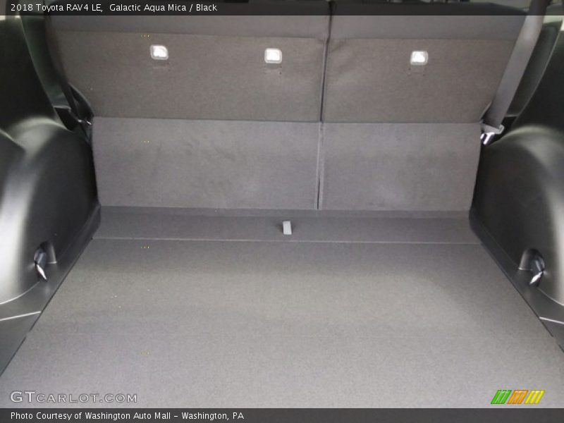 Galactic Aqua Mica / Black 2018 Toyota RAV4 LE
