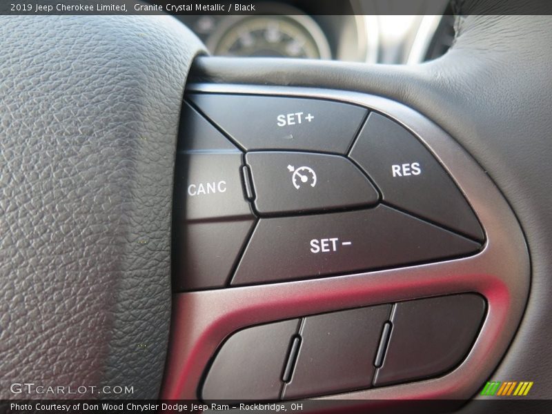 Granite Crystal Metallic / Black 2019 Jeep Cherokee Limited