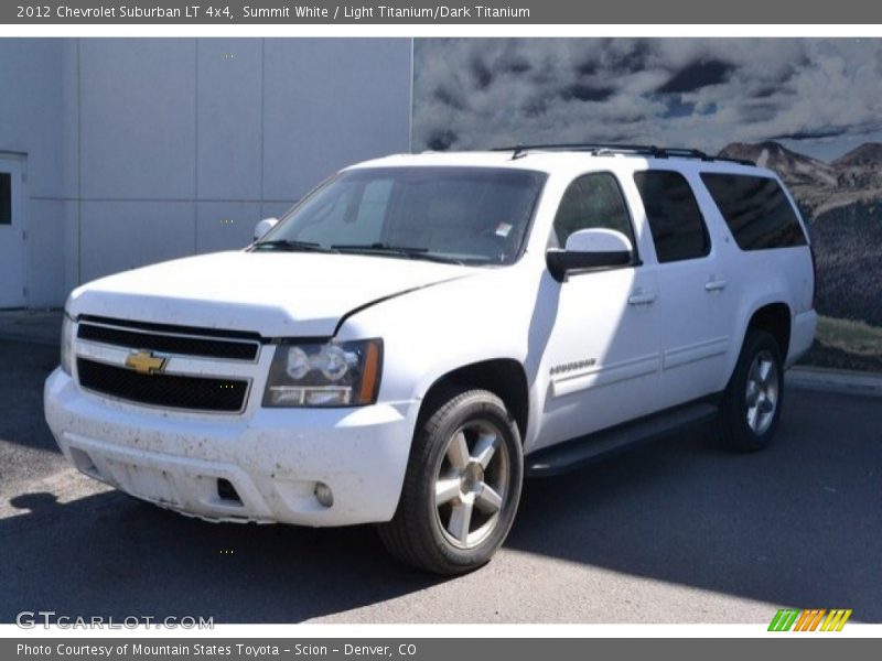 Summit White / Light Titanium/Dark Titanium 2012 Chevrolet Suburban LT 4x4