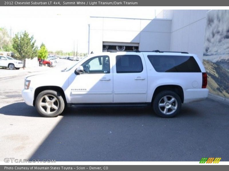 Summit White / Light Titanium/Dark Titanium 2012 Chevrolet Suburban LT 4x4