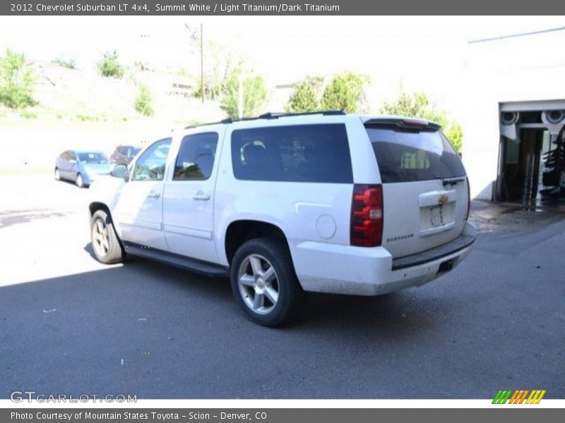 Summit White / Light Titanium/Dark Titanium 2012 Chevrolet Suburban LT 4x4