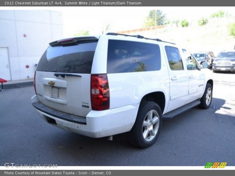 Summit White / Light Titanium/Dark Titanium 2012 Chevrolet Suburban LT 4x4