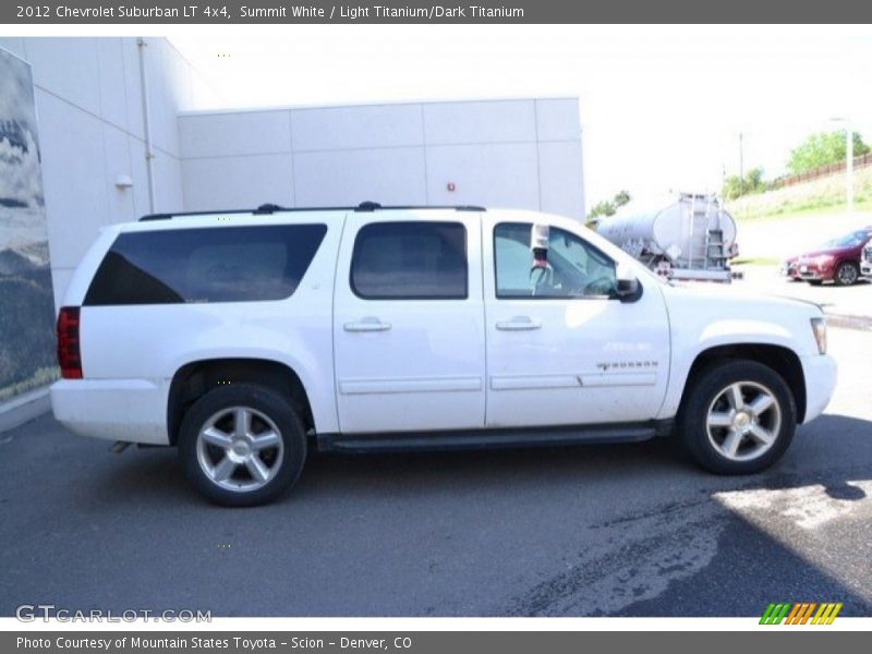 Summit White / Light Titanium/Dark Titanium 2012 Chevrolet Suburban LT 4x4
