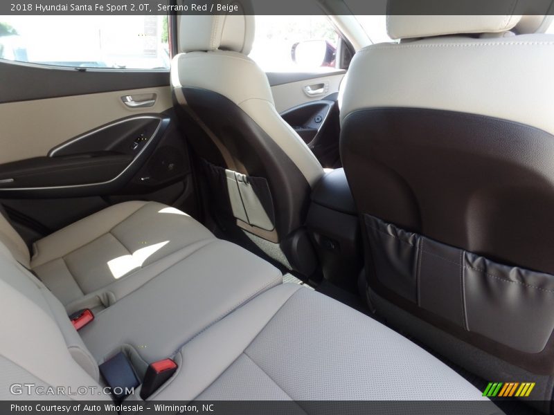Serrano Red / Beige 2018 Hyundai Santa Fe Sport 2.0T