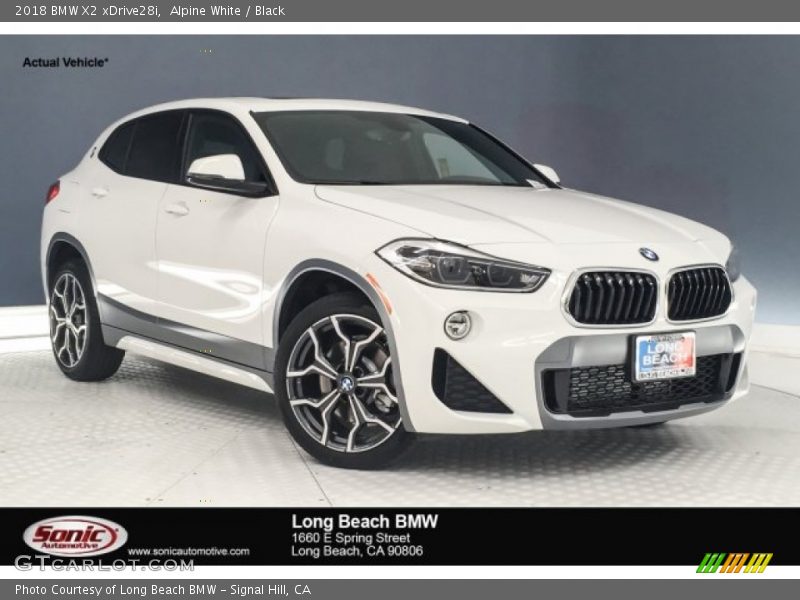 Alpine White / Black 2018 BMW X2 xDrive28i