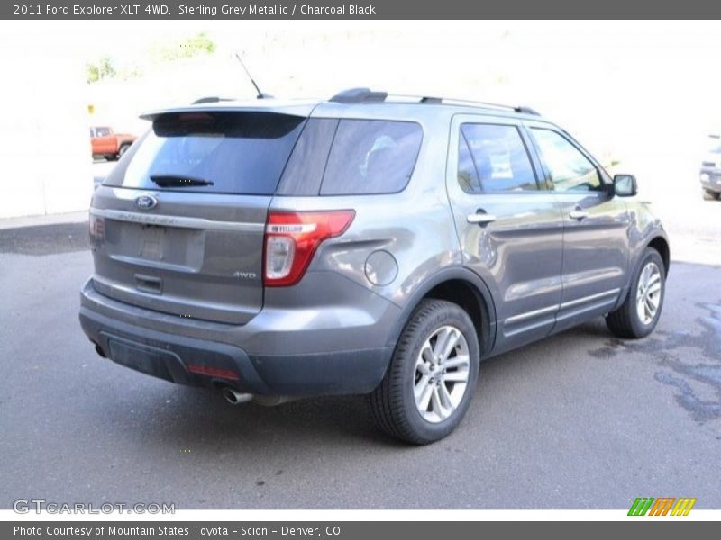 Sterling Grey Metallic / Charcoal Black 2011 Ford Explorer XLT 4WD