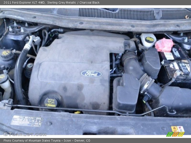 Sterling Grey Metallic / Charcoal Black 2011 Ford Explorer XLT 4WD