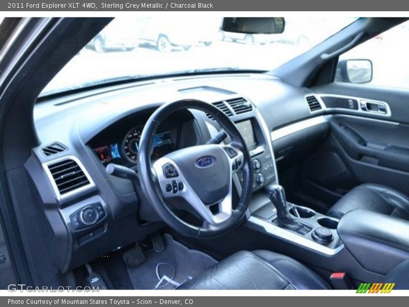 Sterling Grey Metallic / Charcoal Black 2011 Ford Explorer XLT 4WD