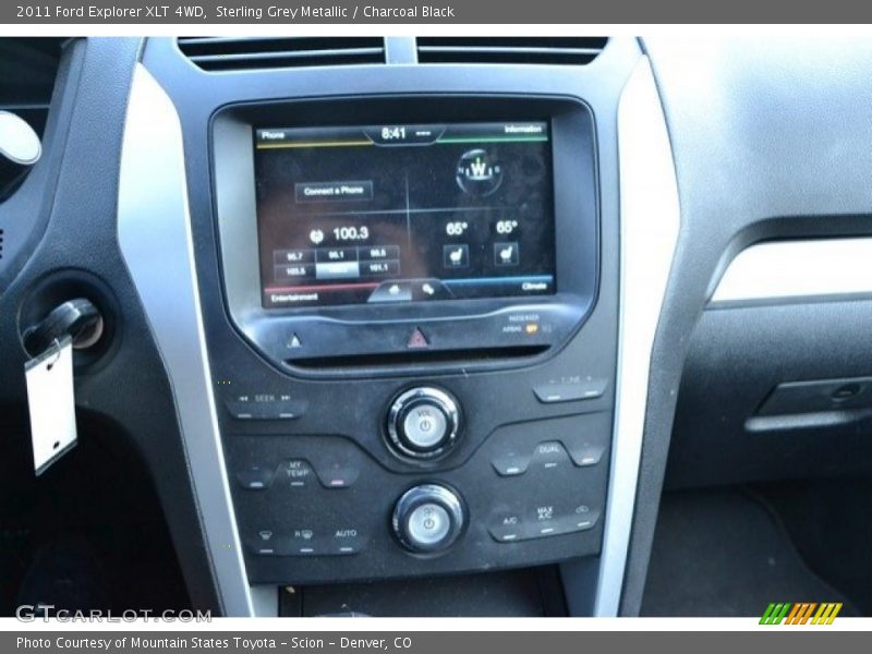 Sterling Grey Metallic / Charcoal Black 2011 Ford Explorer XLT 4WD