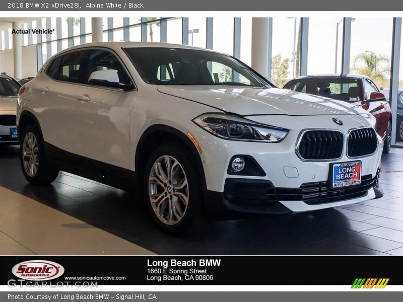 Alpine White / Black 2018 BMW X2 xDrive28i