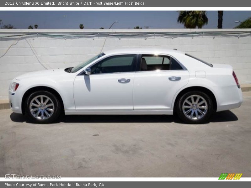 Bright White / Dark Frost Beige/Light Frost Beige 2012 Chrysler 300 Limited