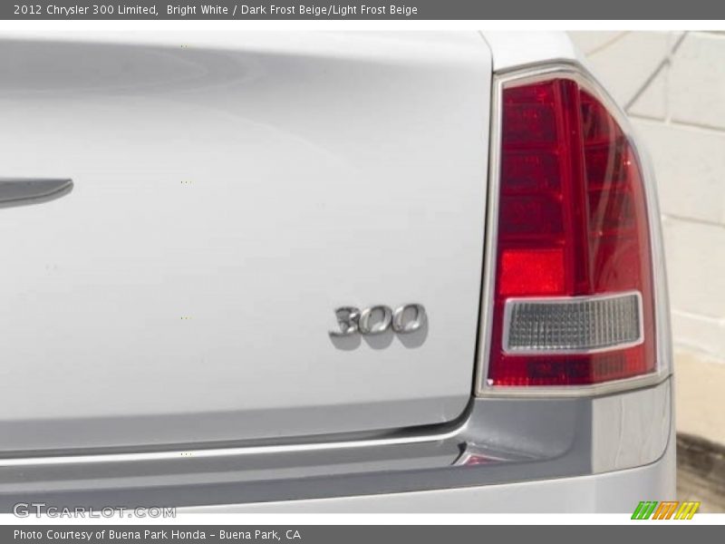 Bright White / Dark Frost Beige/Light Frost Beige 2012 Chrysler 300 Limited