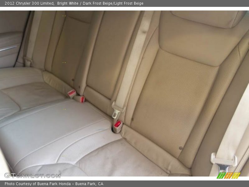 Bright White / Dark Frost Beige/Light Frost Beige 2012 Chrysler 300 Limited
