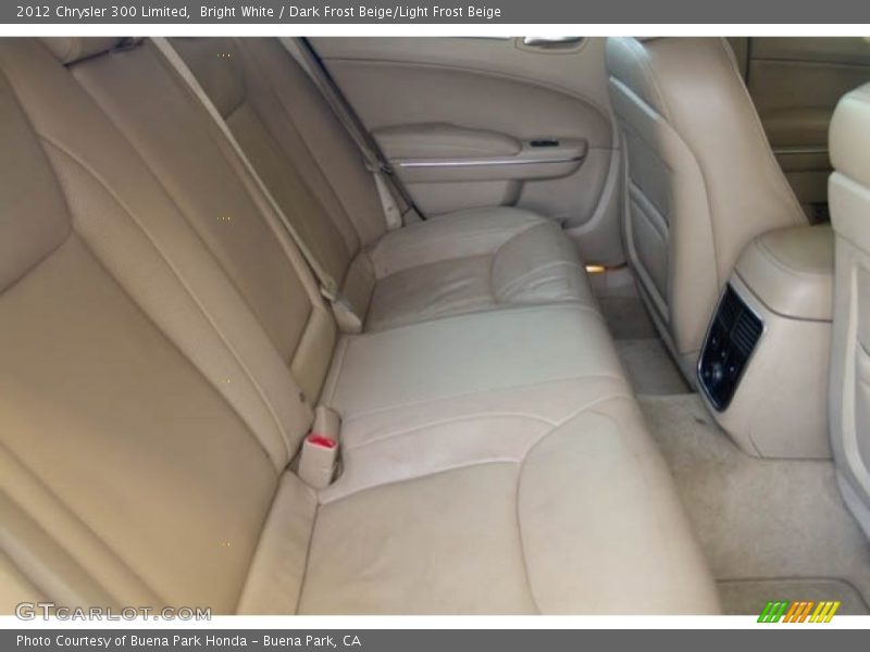 Bright White / Dark Frost Beige/Light Frost Beige 2012 Chrysler 300 Limited