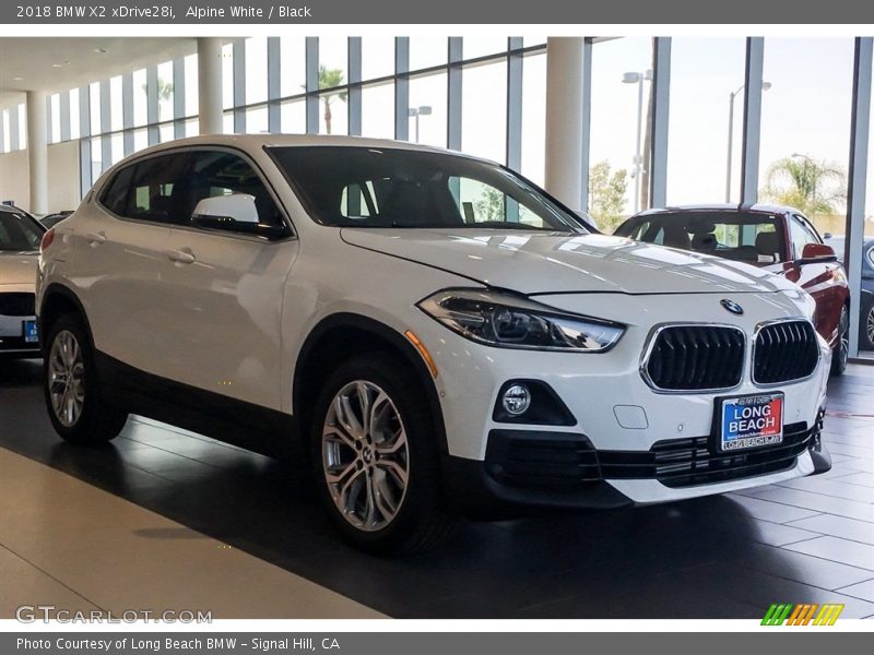 Alpine White / Black 2018 BMW X2 xDrive28i