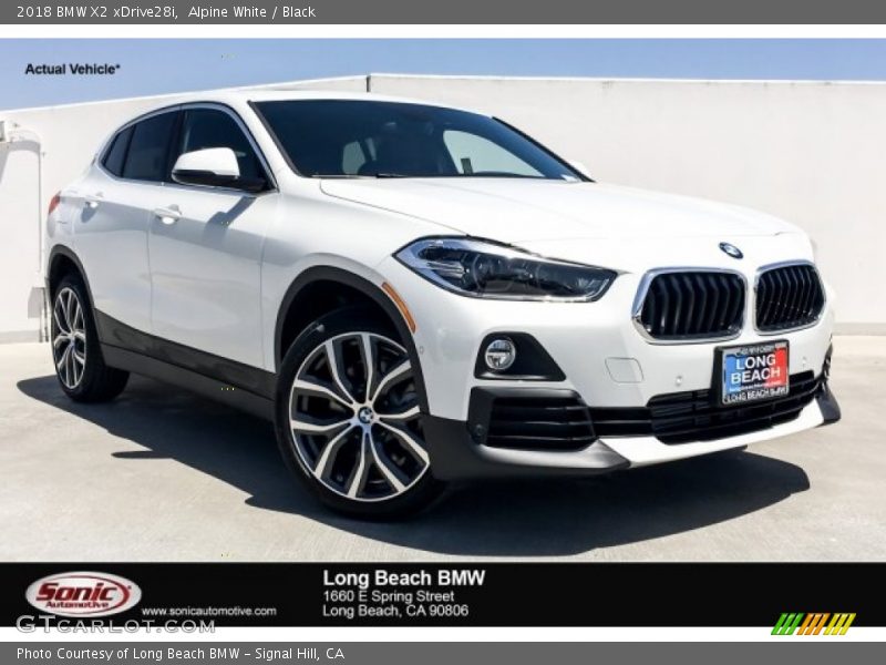 Alpine White / Black 2018 BMW X2 xDrive28i