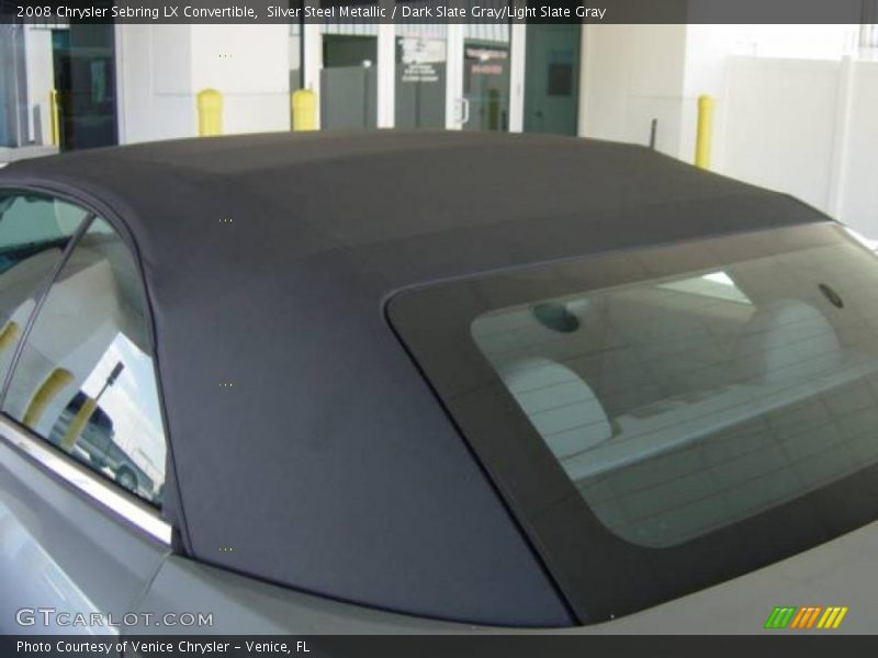 Silver Steel Metallic / Dark Slate Gray/Light Slate Gray 2008 Chrysler Sebring LX Convertible
